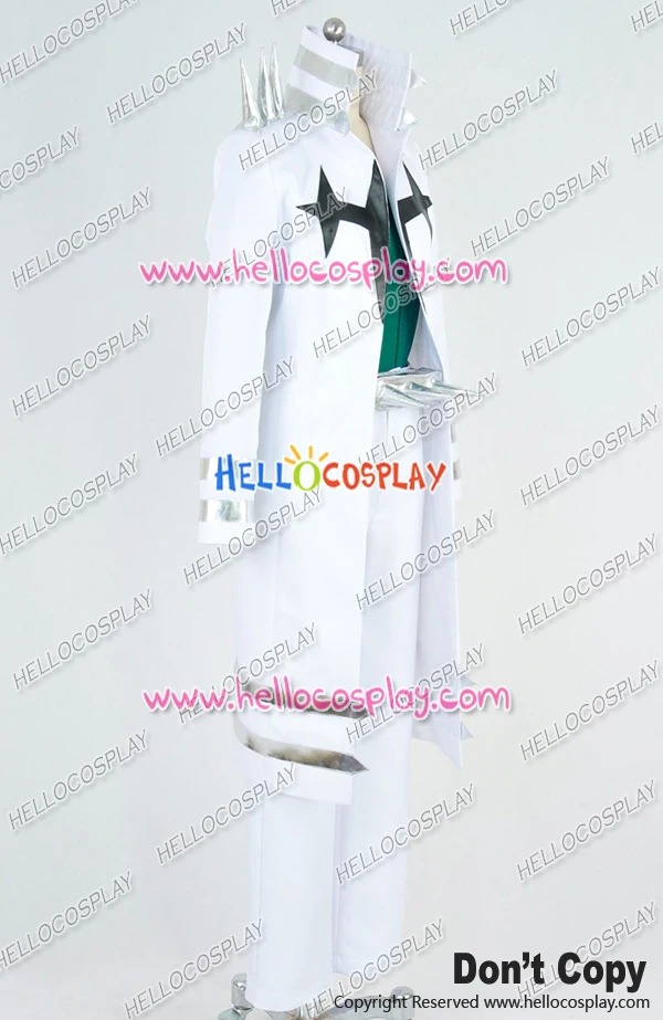 Kill la Kill Uzu Sanageyama Cosplay Costume Anime The Monkey Sanageyama Uzu White Three-Star Goku Uniform Outfit Clothing view 3