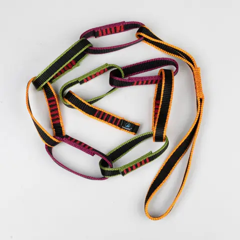 Portable 22KN 140cm 3.3mm 190G Nylon Daisy Chain Sling Rope for Climbing Durable and for Casual Outdoor Activities and Tours