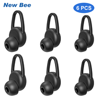 3 Pairs New Bee Ear Tips Silicone Ear Pads for B41 B45 Bluetooth Earphones Earphone Covers Earbuds Eartips Accessories