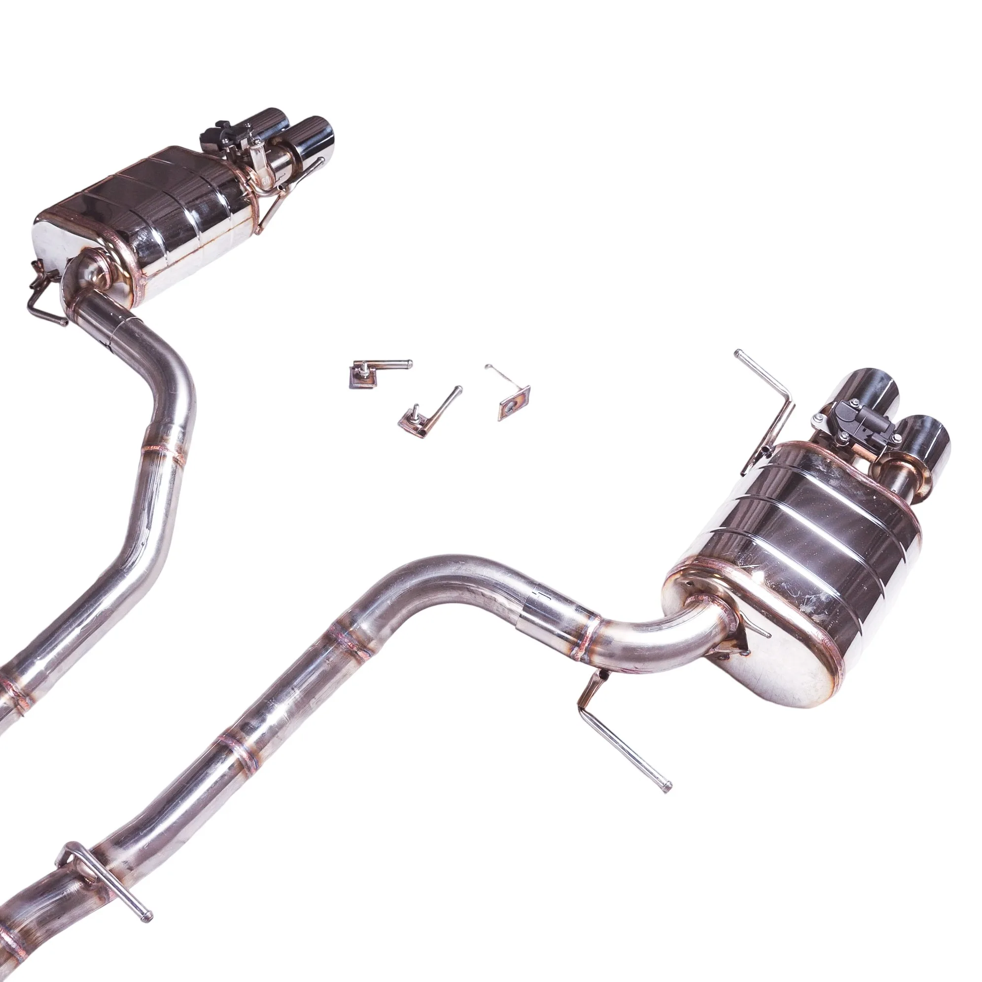 

Applicable to BMW 523i, 525i,,530i, 535i, 3.0L, 2.5L, F10, F18, 304 stainless steel Catback with valve exhaust system