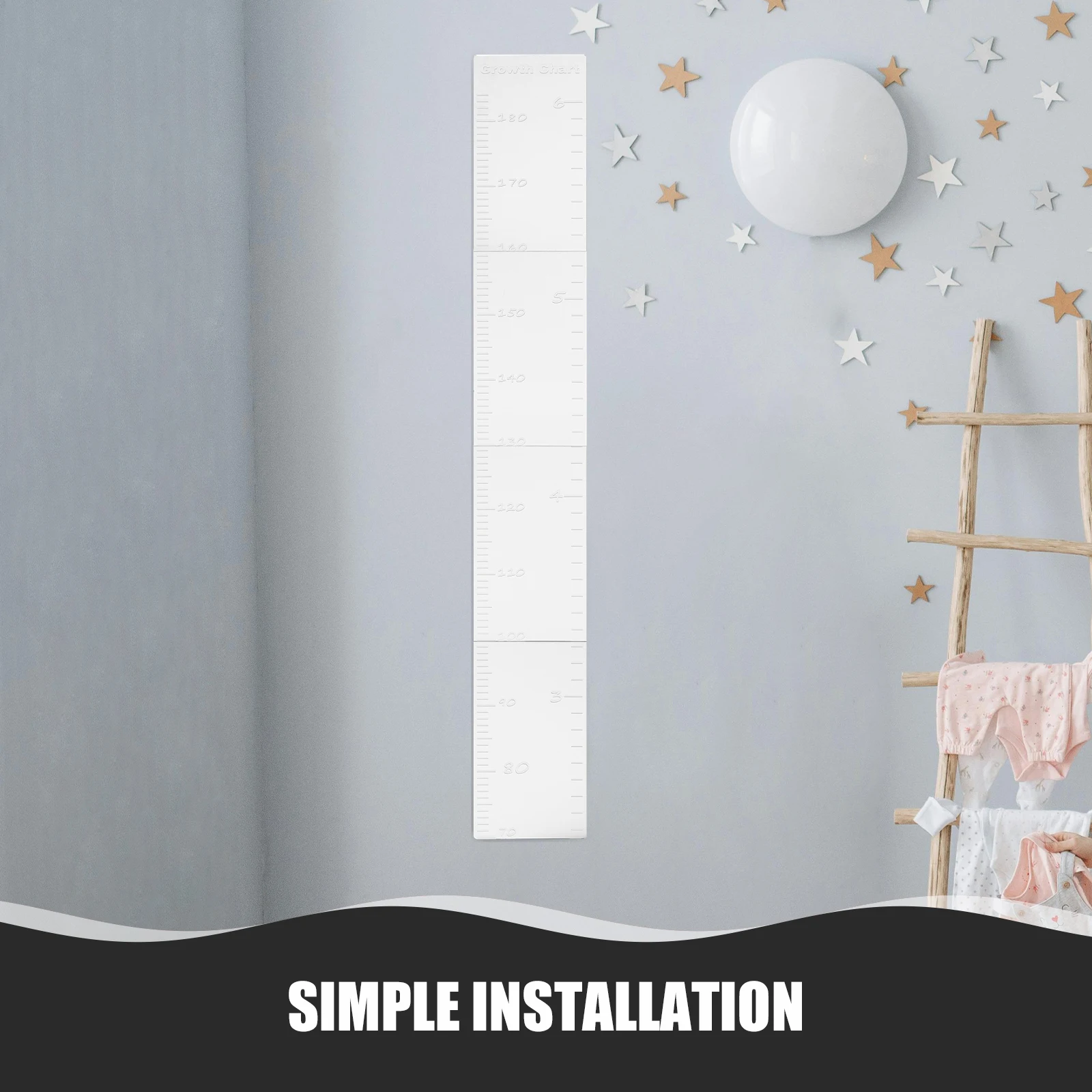

Acrylic Height Sticker Wall Decor Chart Kids Growth Tracker Adhesive Sheet Decorative Stickers For Walls Mirror Ruler Wall