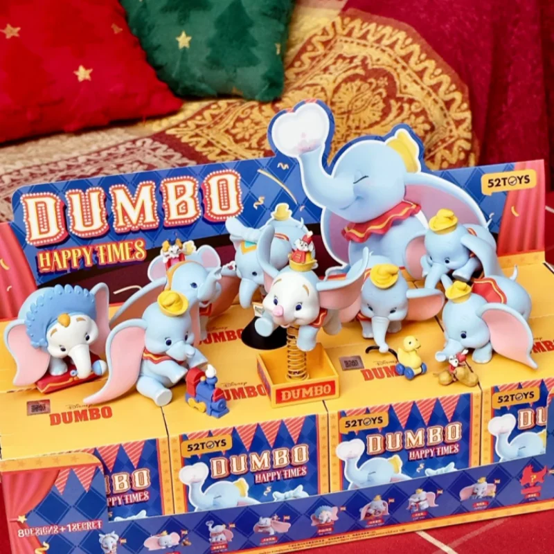 

Горячее в наличии, оригинальная серия Disney Dumbo Jumbo Joyful Moments, слепая коробка, модная игрушка, коллекционная фигурка, украшение, подарки для детей