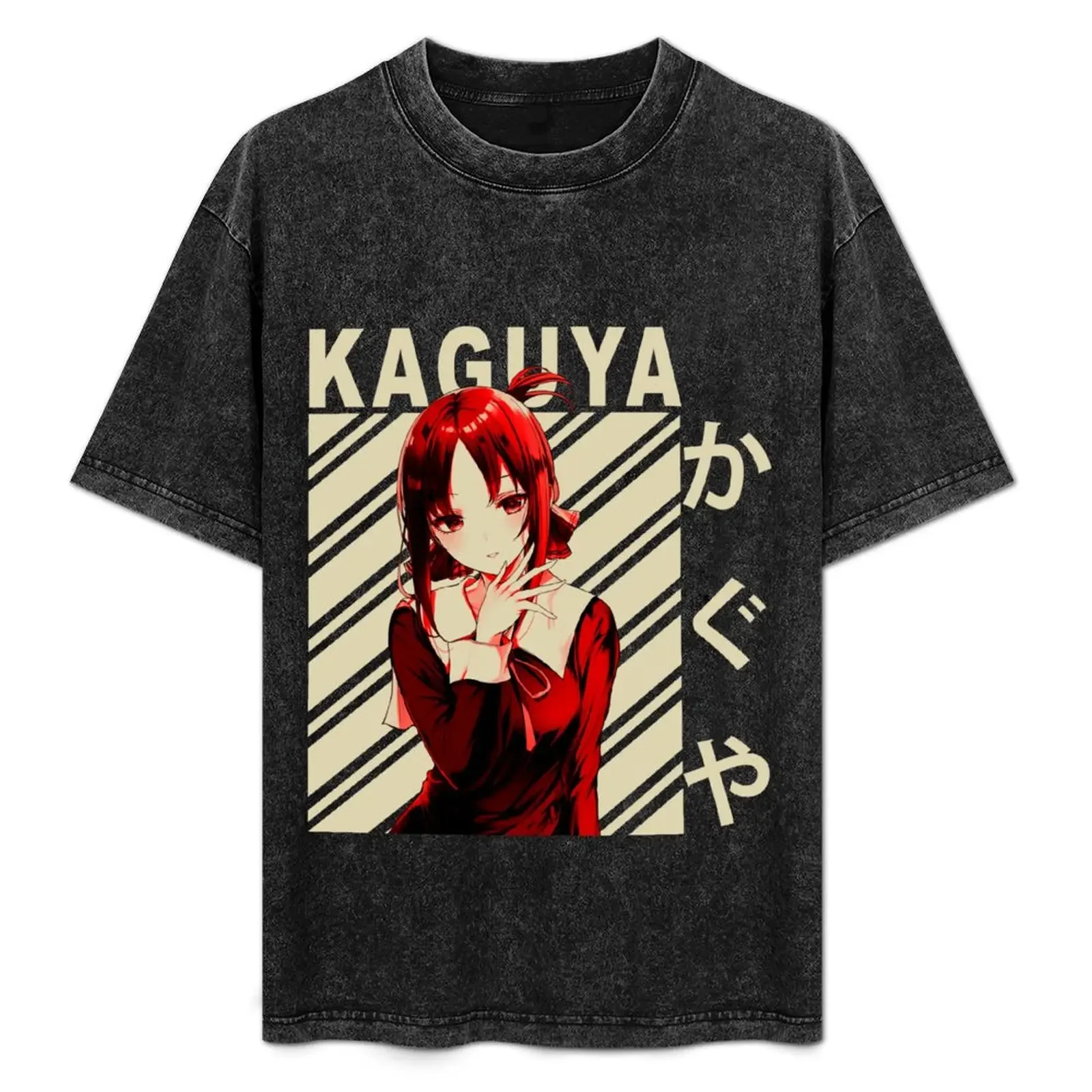 

kaguya shinomiya - Vintage Art T-Shirt Classic Print Short Sleeve Shirt