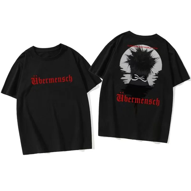 

G-Dragon 2025 World Tour TShirt Album Übermensch Men/women Clothing Retro Harajuku High Quality Clothes Cotton TShirts Day Gifts