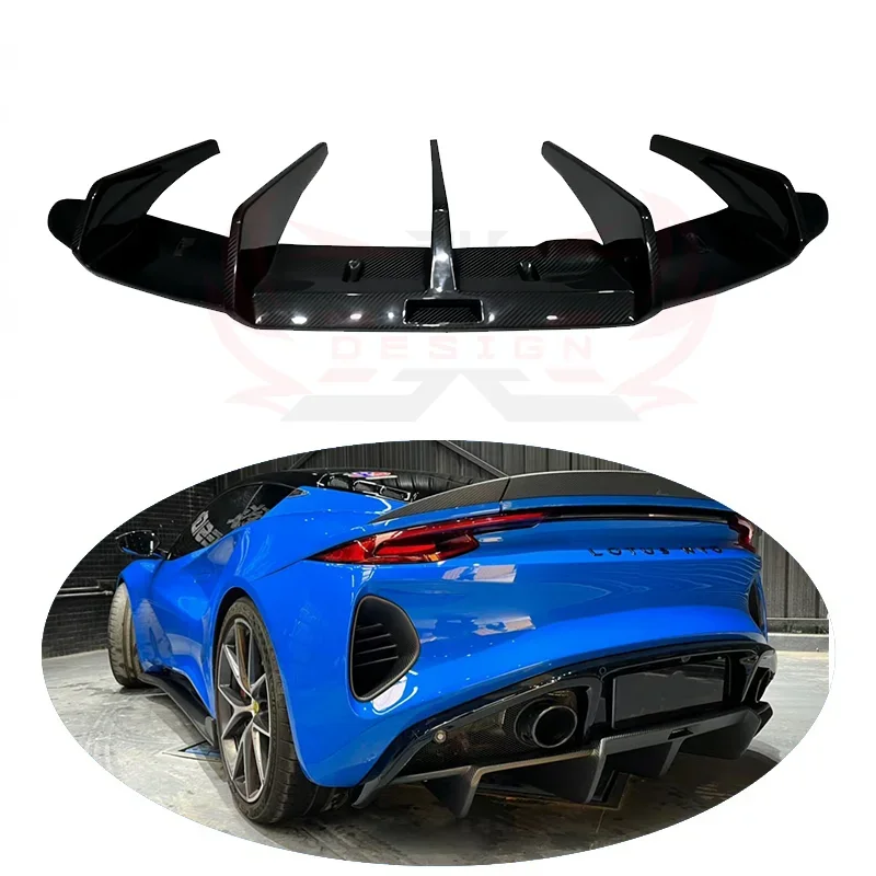 

Car Accessories Dry Carbon Fiber OD Style Rear Diffuser Rear Bumper Lip for Lotus Emira Rear Diffuser Lip BodyKit