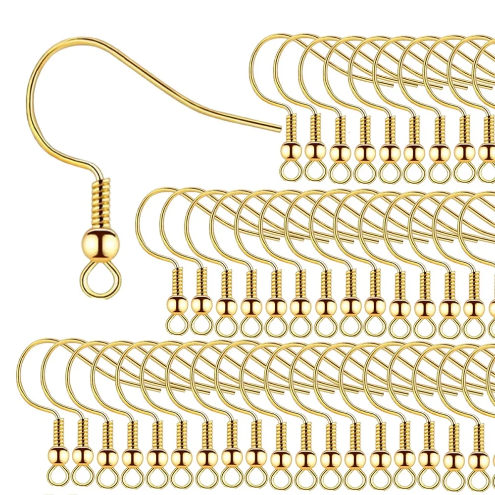 100/200/500 stuks DIY Oorbelonderdelen Oorbelgespen Haakjes RVS Hypoallergeen Oorbelmaak Accessoires Haak Oorwire