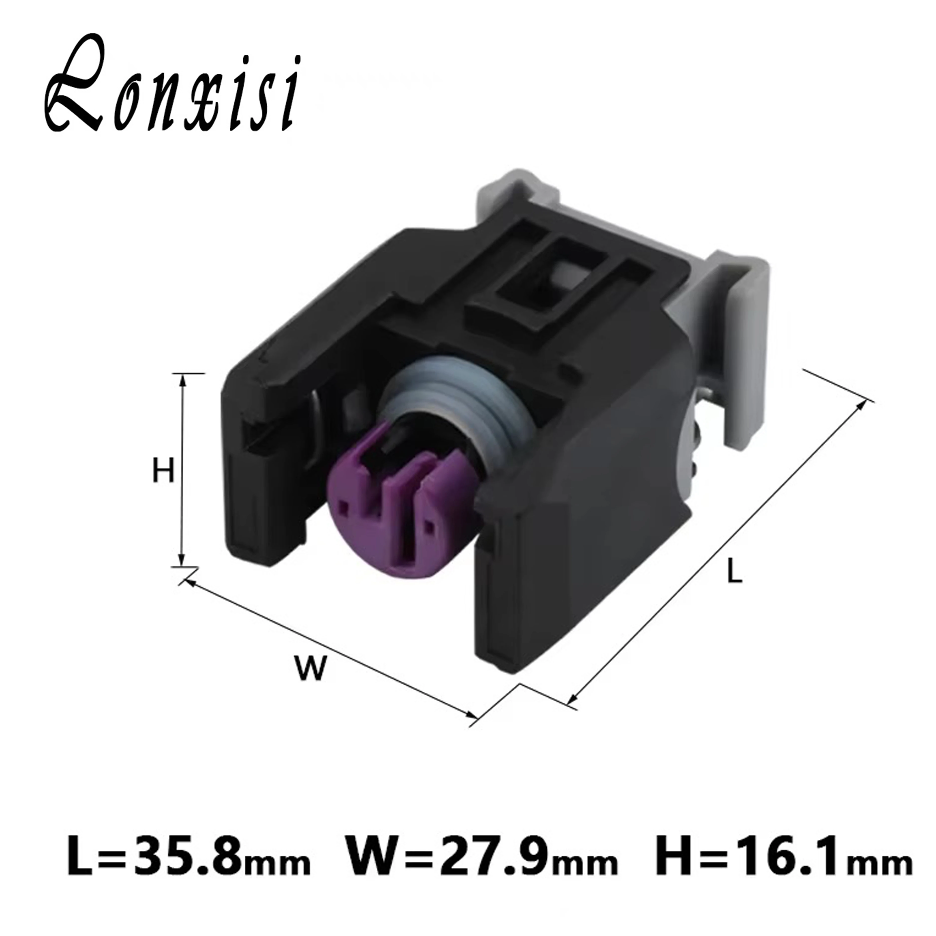 

1/5/10/20/50/Sets 2 Pin Delphi EFI Auto Diesel Female Common Rail Engine H5/H6 Injector Nozzle Wiring Plug Connector 13816706