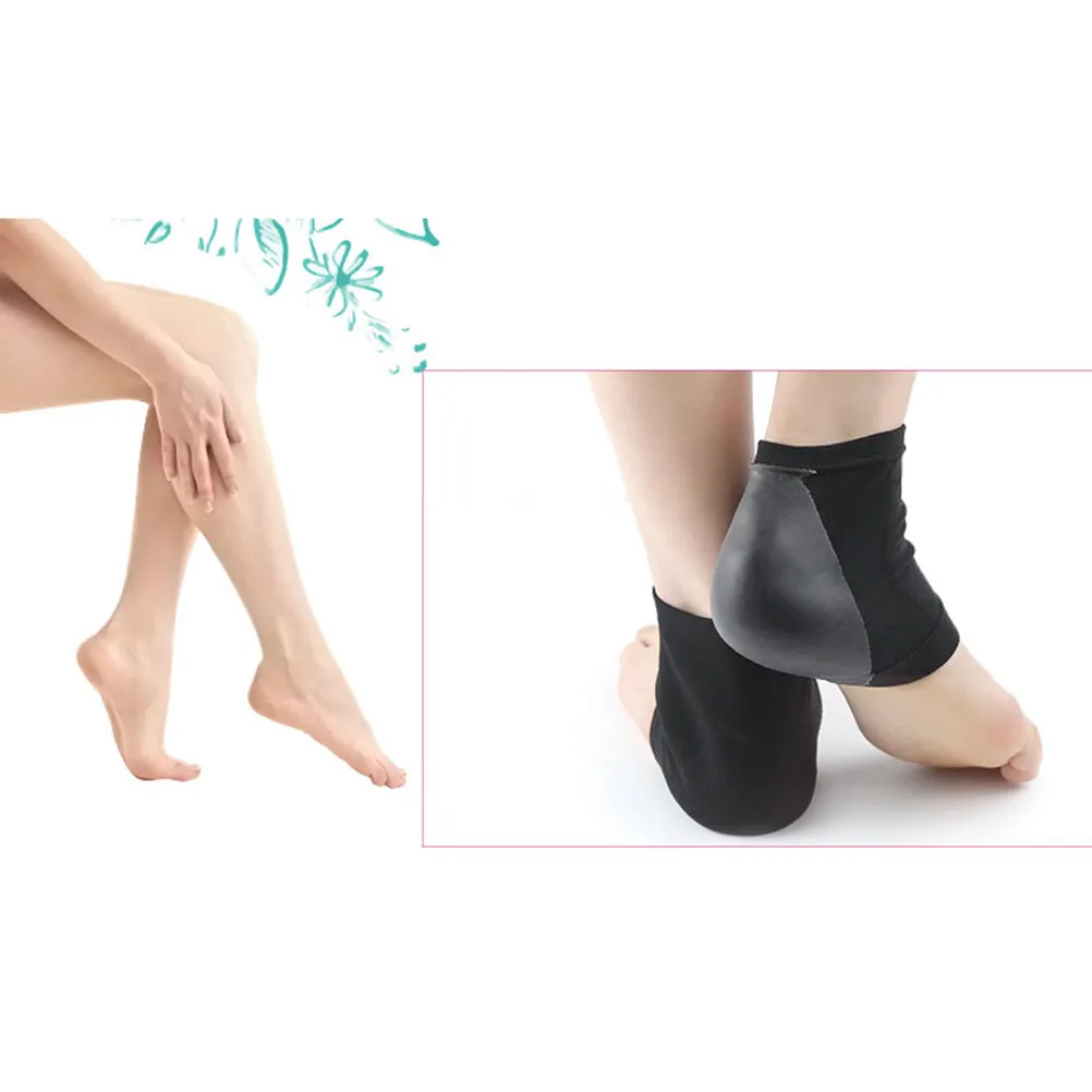 

1 пара гелевых носков для защиты пяток от трещин, увлажняющие, дышащие, мягкие, удобные, для ухода за ногами