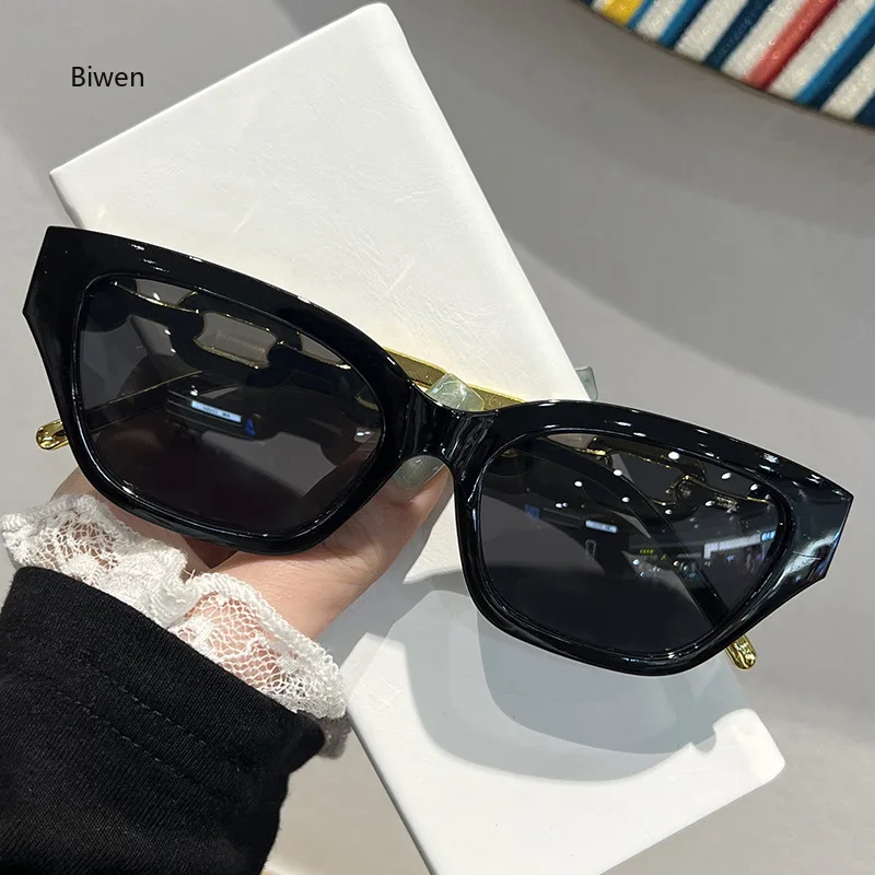 

Women Korean Style Fashion Sunglass Small Frame Glasses Trendy Female Hip-hop Colorful Cat Eye Eyewear gafas de sol mujer