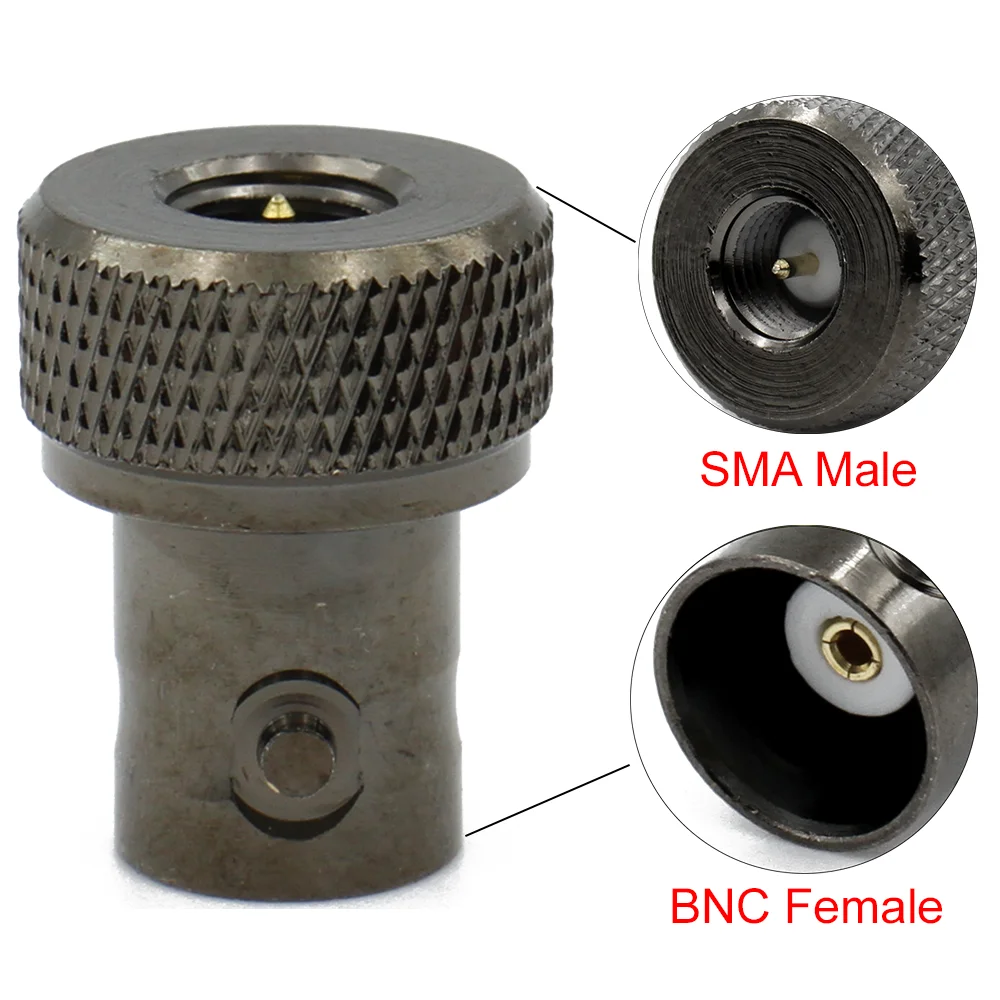 1/3/5/10pcs BNC (Q9)  to SMA RF Copper Connector Female Male Jack Converter BNC/SMA-KJ Disc Nickel Plated for FPV Antennas Wi-Fi