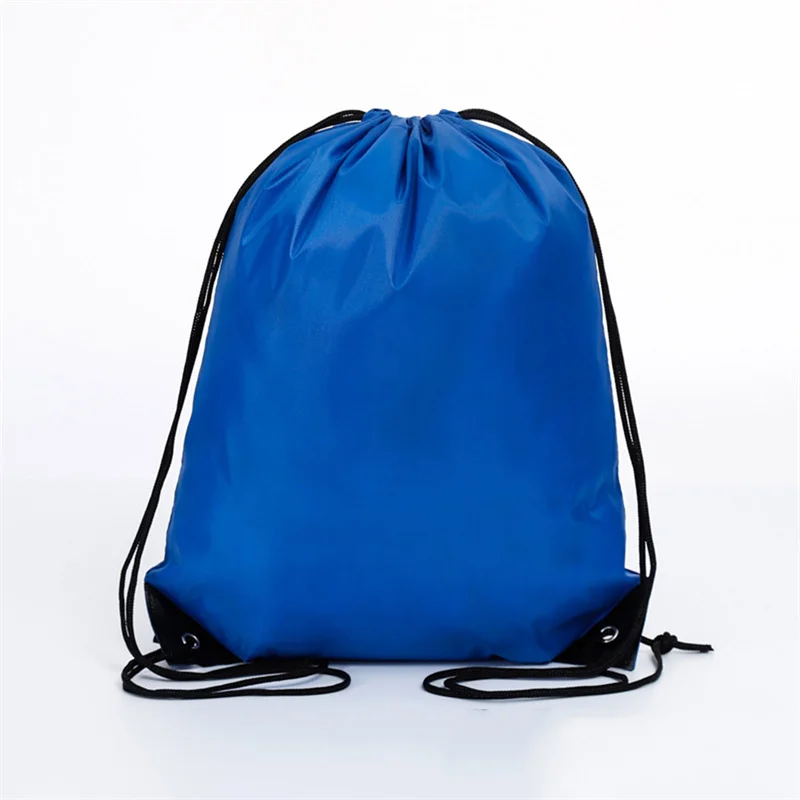 Drawstring Backpack Bag with Reflective Strip String Backpack Cinch Sacks Bag Bulk for School Yoga Sport Gym Traveling