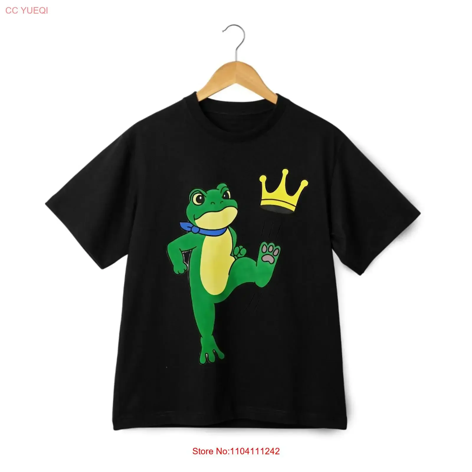 Crown Defiance Frog T Shirt Anti Authority Political Statement Apparel vintage Washed fashion Stretched Stylish Comfortable