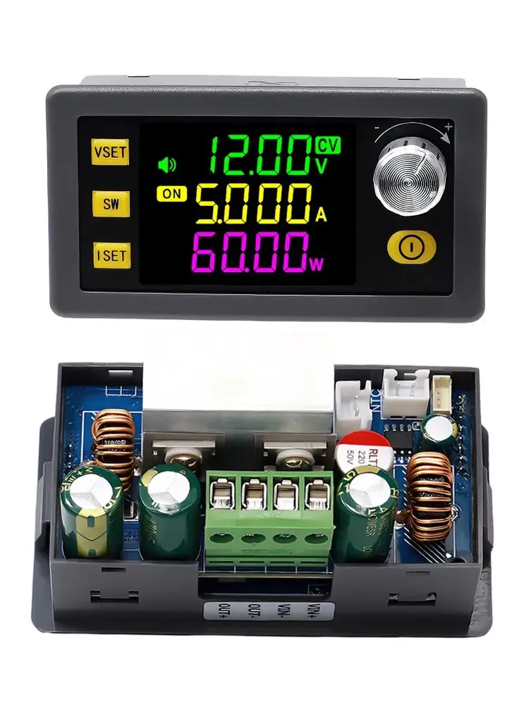 SK60 SK120 DC Buck Boost Converter CNC Einstellbare Geregelte Labor Netzteil Konstante Spannung Strom Solar Lade Modul