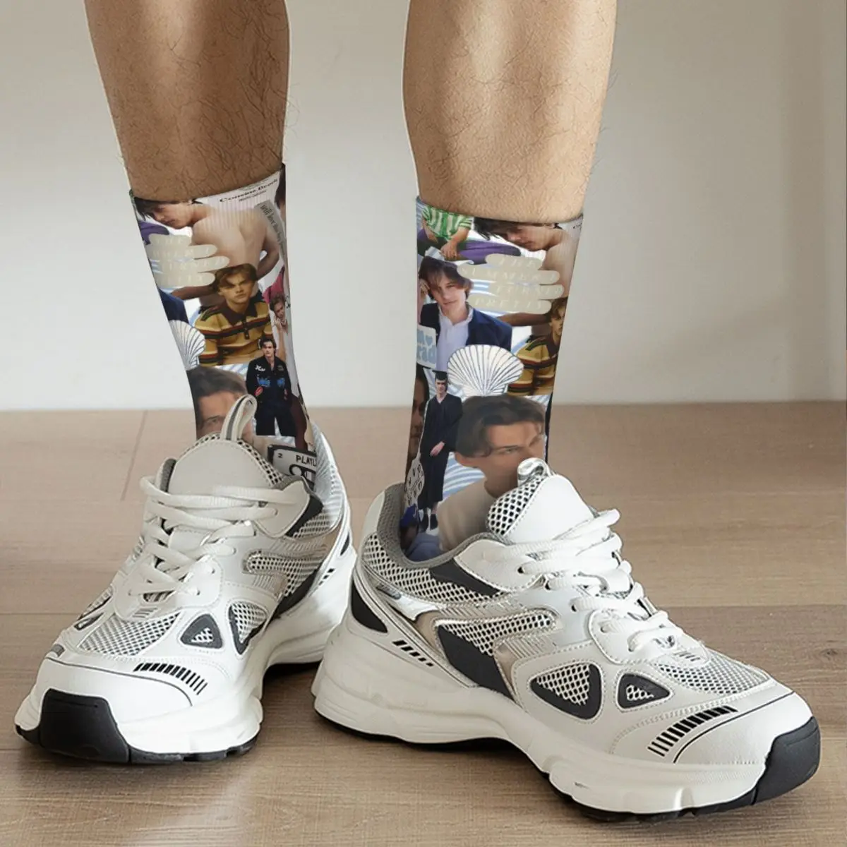 TSITP الصيف تحولت جوارب جميلة النساء الرجال كونراد فيشر الجوارب عالية الجودة الجوارب الخريف الدراجات عدم الانزلاق الجوارب هدية