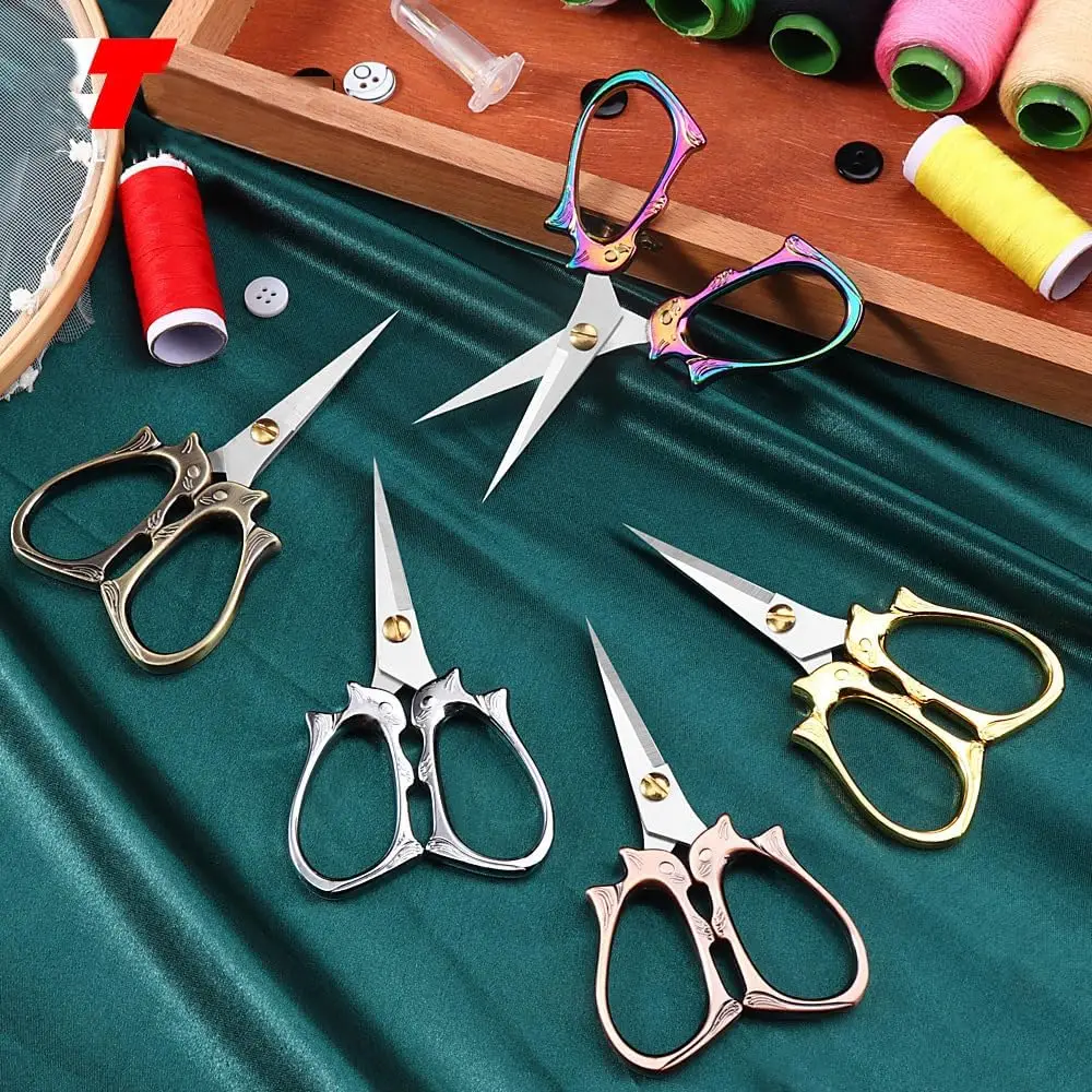 2 Pieces Embroidery Scissors Sharp Sewing Craft Crochet Scissors, Yarn Scissors,Small Scissors All Purpose For Sewing Fabric