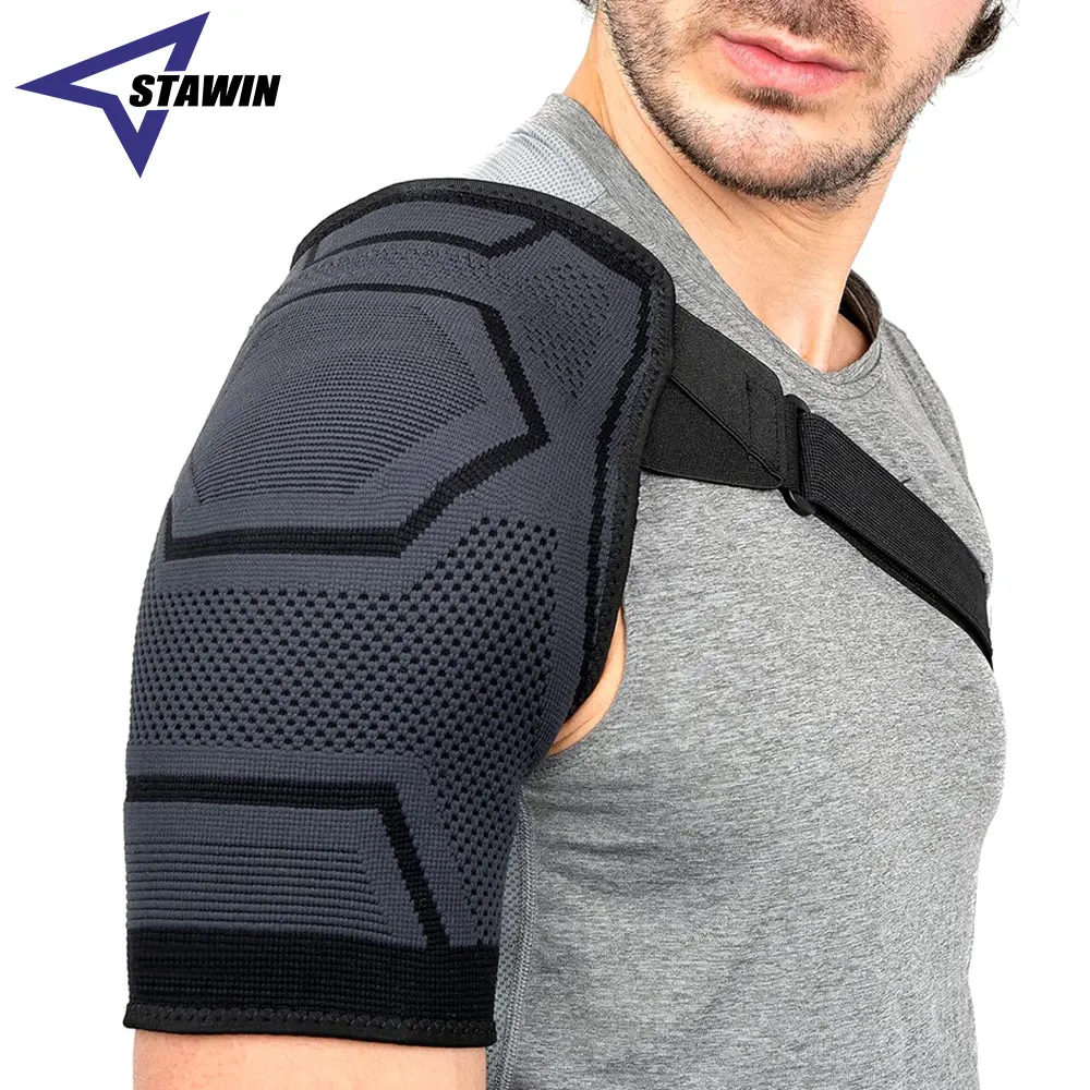 1pc Shoulder Brace, Rotator Cuff Support Brace and Arm Sling, Shoulder Compression Sleeve for Preventing Strains and Dislocation