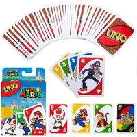 UNO Super Mario Bros Anime Card game, Cartoon Board Game, Family Fun Entertainment, Poker, Children's Toy, Gifts