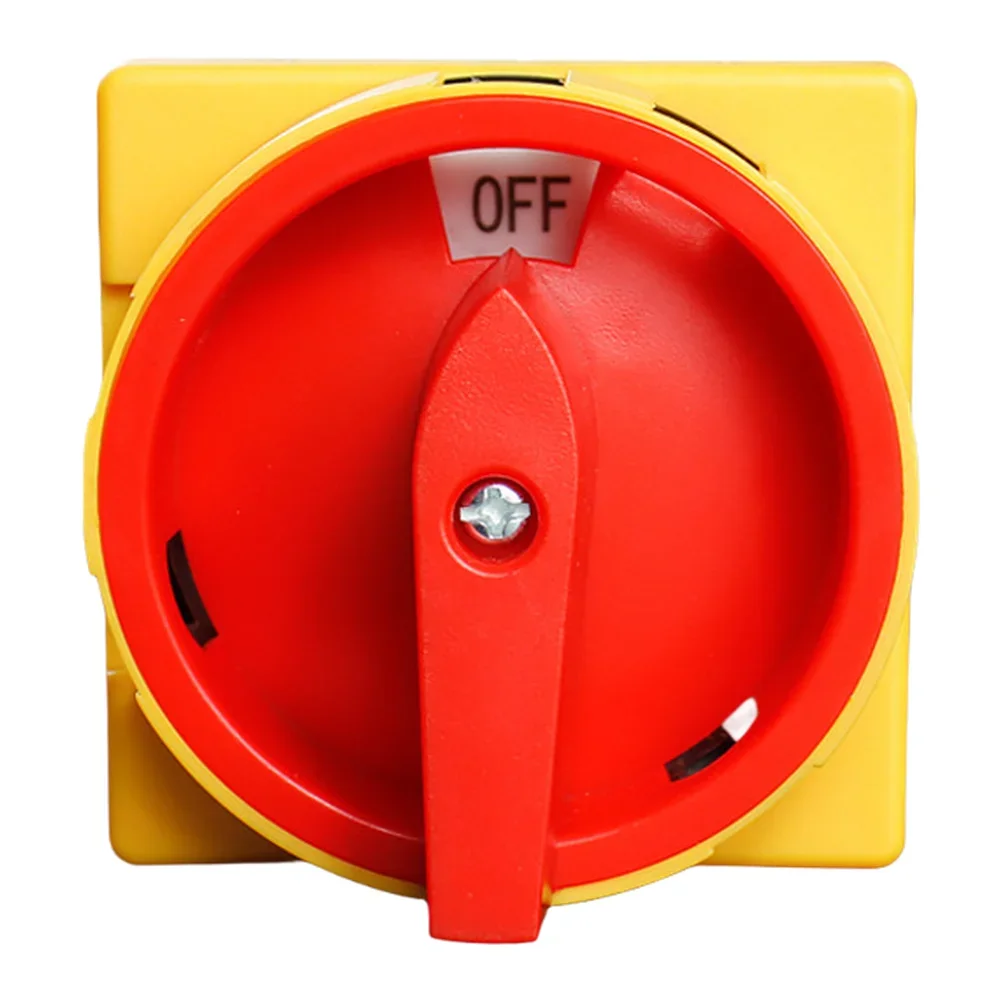 Multipurpose LW30 3P Transfer Switch For 3-Phase Load Disconnect 100A 380V 220V Flame Retardant Housing Red Color