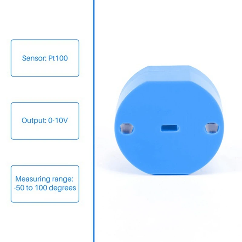 10PCS RTD PT100 Temperature Transmitter Launcher Launch Machine DC24V Minus 50 - 100 Degree Output 0-10V