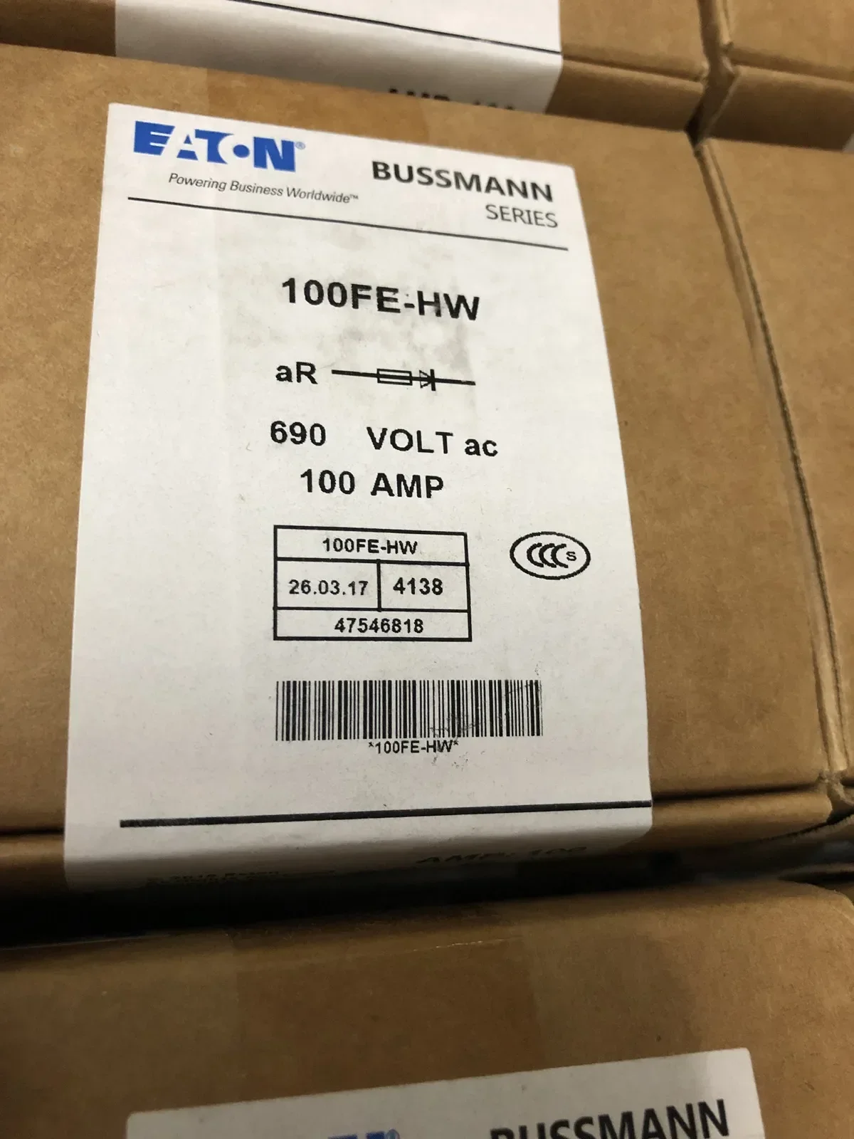 100FE-HW, 100A, 690V, 10 개