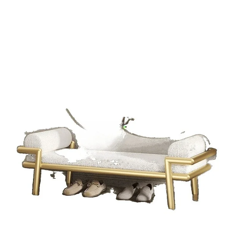 

Light luxury home shoe changing stool, store long rest stool, new Chinese bedroom bedside stool