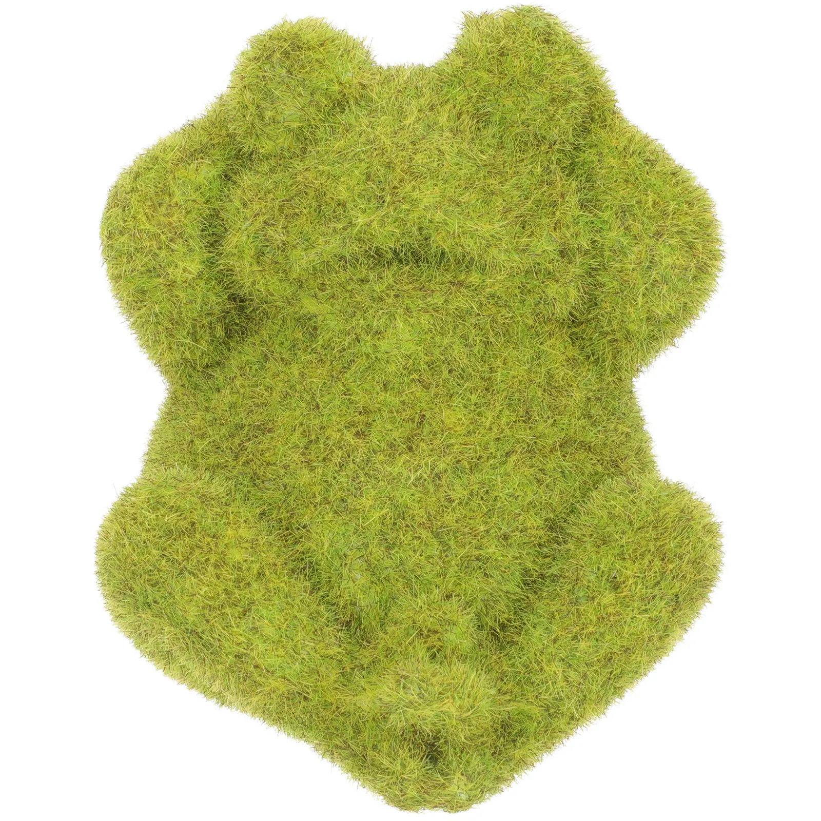 

Garden Frog Decor Simulated Grass Frog Shape Statue Artistic Sense Safe Practical Durable Indoor Outdoor Use Animal Craft