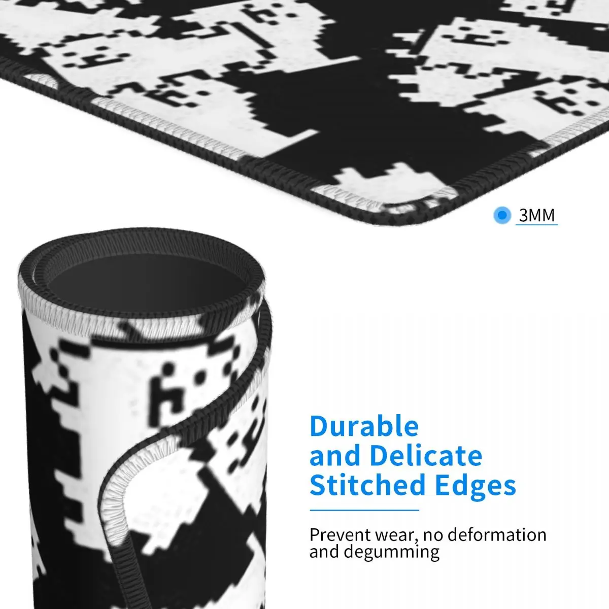 Undertale надоедливая собака, милый коврик для мыши, компьютерная клавиатура, коврик для мыши, игровой коврик для ноутбука, офисные настольные коврики