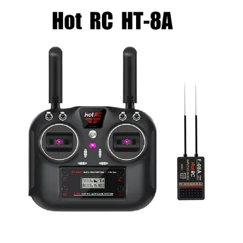 HohoHT-8A Transmitter and F-08A Receiver with Box for 8CH Drone RC Airplane RC Car RC Ship