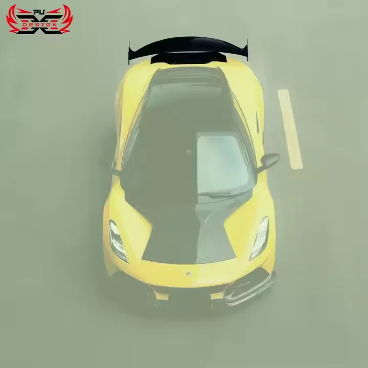 

For Lotus Emira M Style Dry Carbon Fiber Rear Trunk Spoilers Wings Lips Body Kit