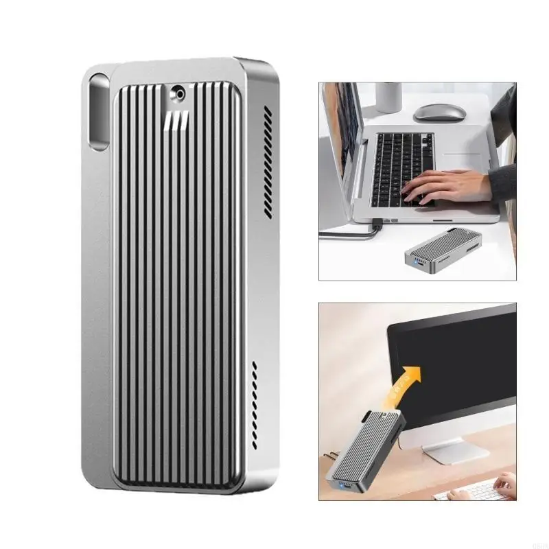 

M.2 Portable NVMe USB4.0 40Gbps Fast Speed Hard Drive with Aluminum Case Enclosure