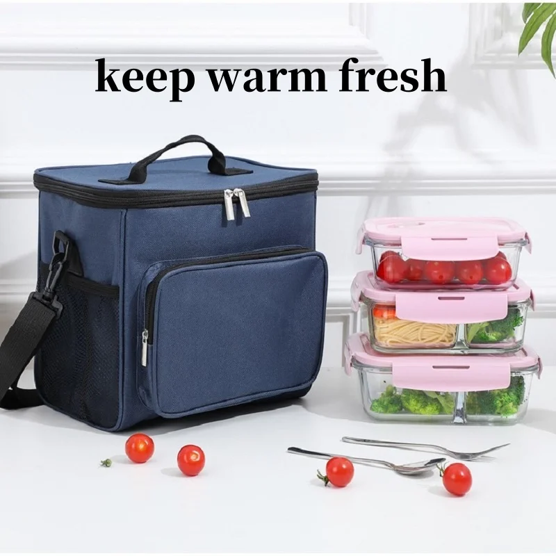 

Insulation Lunch Bag Portable Cross-Body Lunch Bag Outdoor Picnic Insulation Bag Ice Bag Outdoor Food Storage Bag Fresh-Keeping