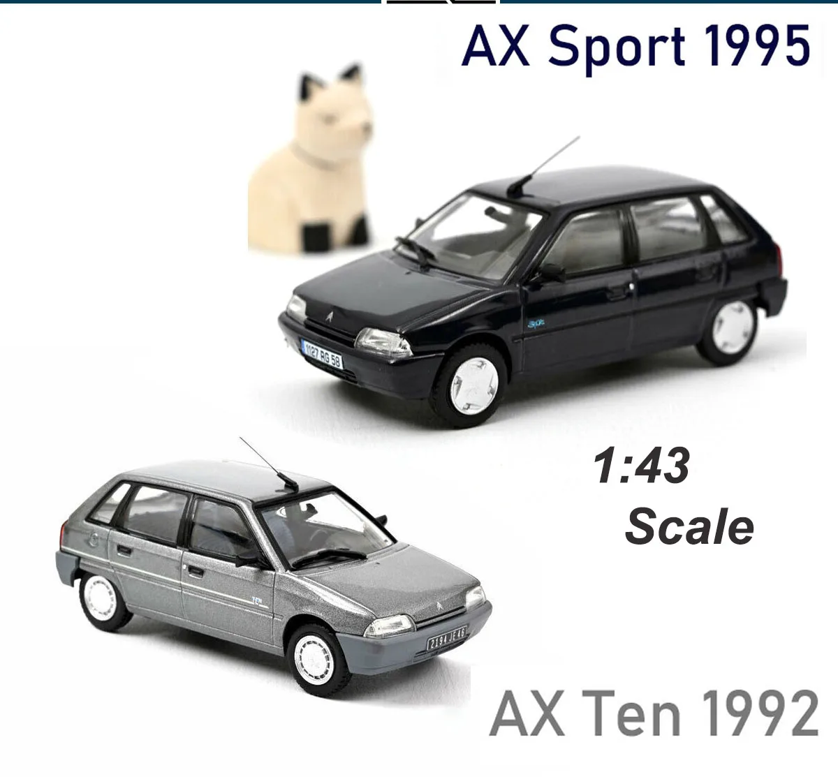 NEW NoRrev 1/43 Scale AX Ten 1992 AX Spot Car Diecast Model kit toy cars for collection gift