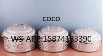 Food Warmer Set for Dining Table, Casseroles Included Complete Cookwares Set for Daily Use