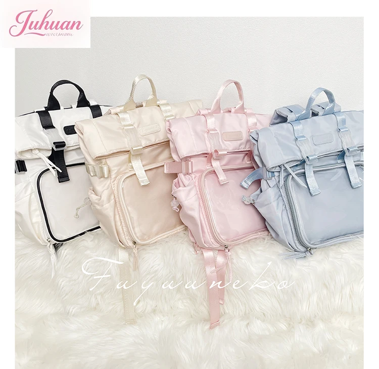 Original College  Large Capacity Lta Bag Women's Small Food  Anime and Manga Convention Backpack Student Textbook Computer Bag