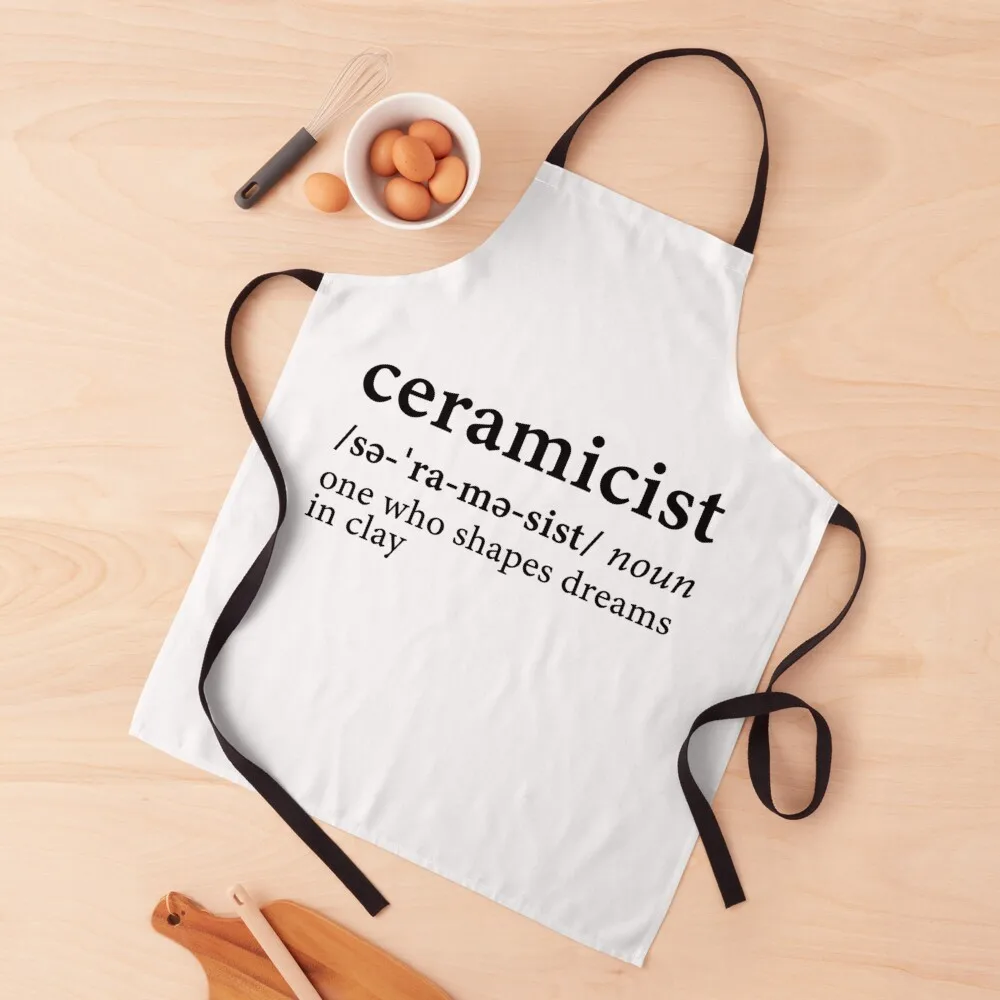 

Ceramicist Definition Apron Cute Kitchen waiter Waterproof Apron