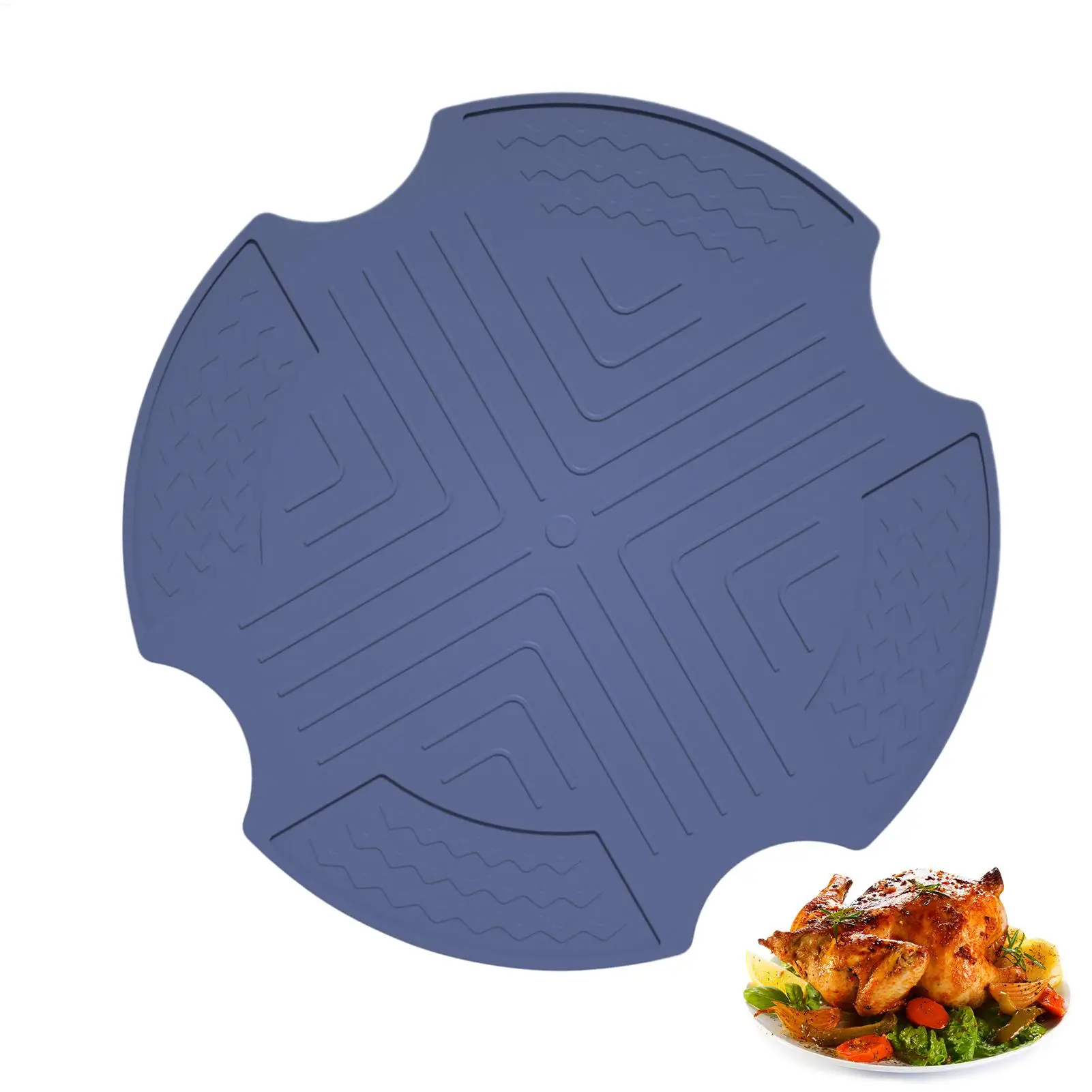 سيليكون مقاومة للحرارة حصيرة الهواء المقلاة سيليكون كونترتوب حامي عدم الانزلاق اكسسوارات المطبخ لسطح المكتب فرن المنزل الخبز