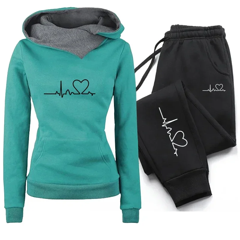 Jogging Sports Daily Casual Women's Tracksuit Hot Sales Hoodies Long Sleeves Single Piece Sweatshirts Sweatpants Comfort Outdoor