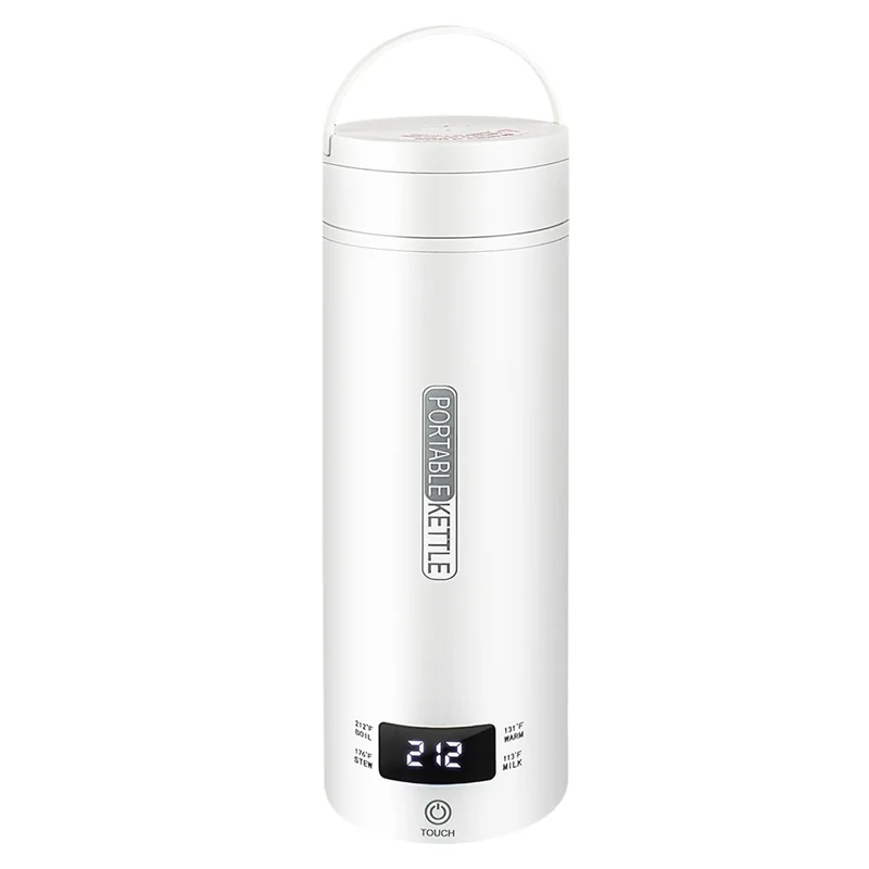 A84G-Portable Electric Hot Water Cup Suitable For Home Travel Portable Heating Water Cup 4 Temperature Controls UK Plug