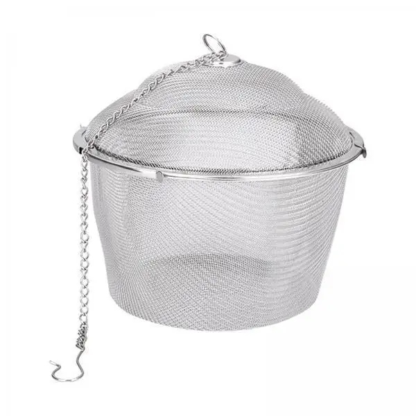 Loose Leaf Tea Infuser Stainless Steel Mesh Strainer Seasoning Spice Cooking Diffuser for Kitchen and Cup Use