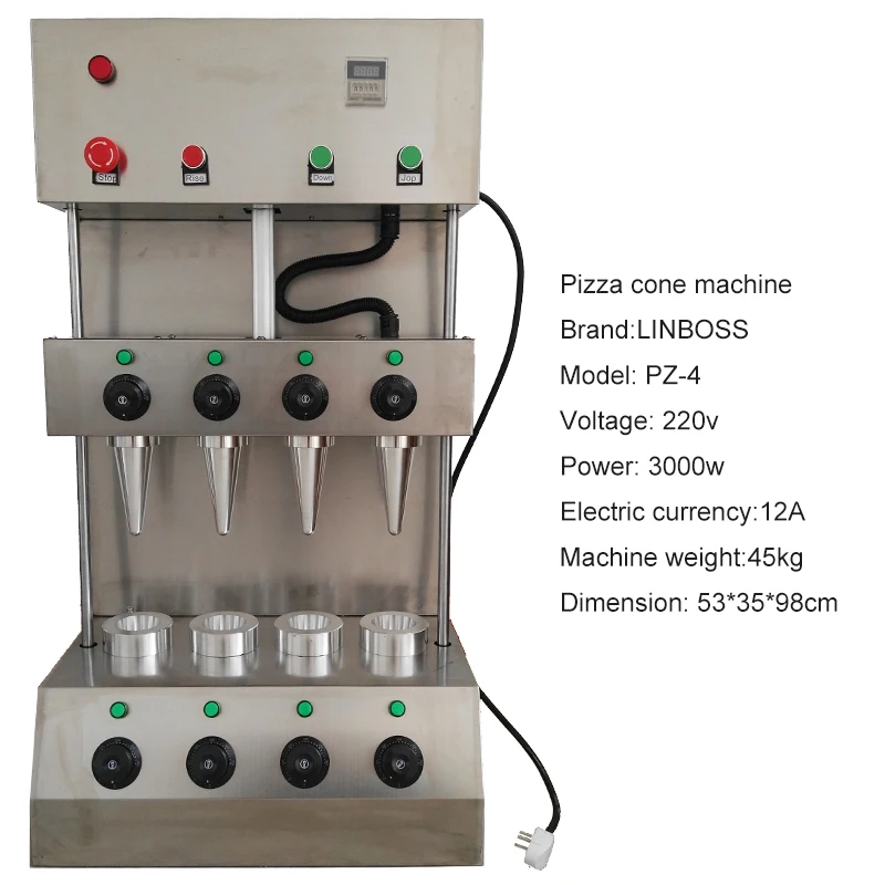 Manual Egg Roll Pizza Cone Maker Chinese Ice Cream Cone Making Machine