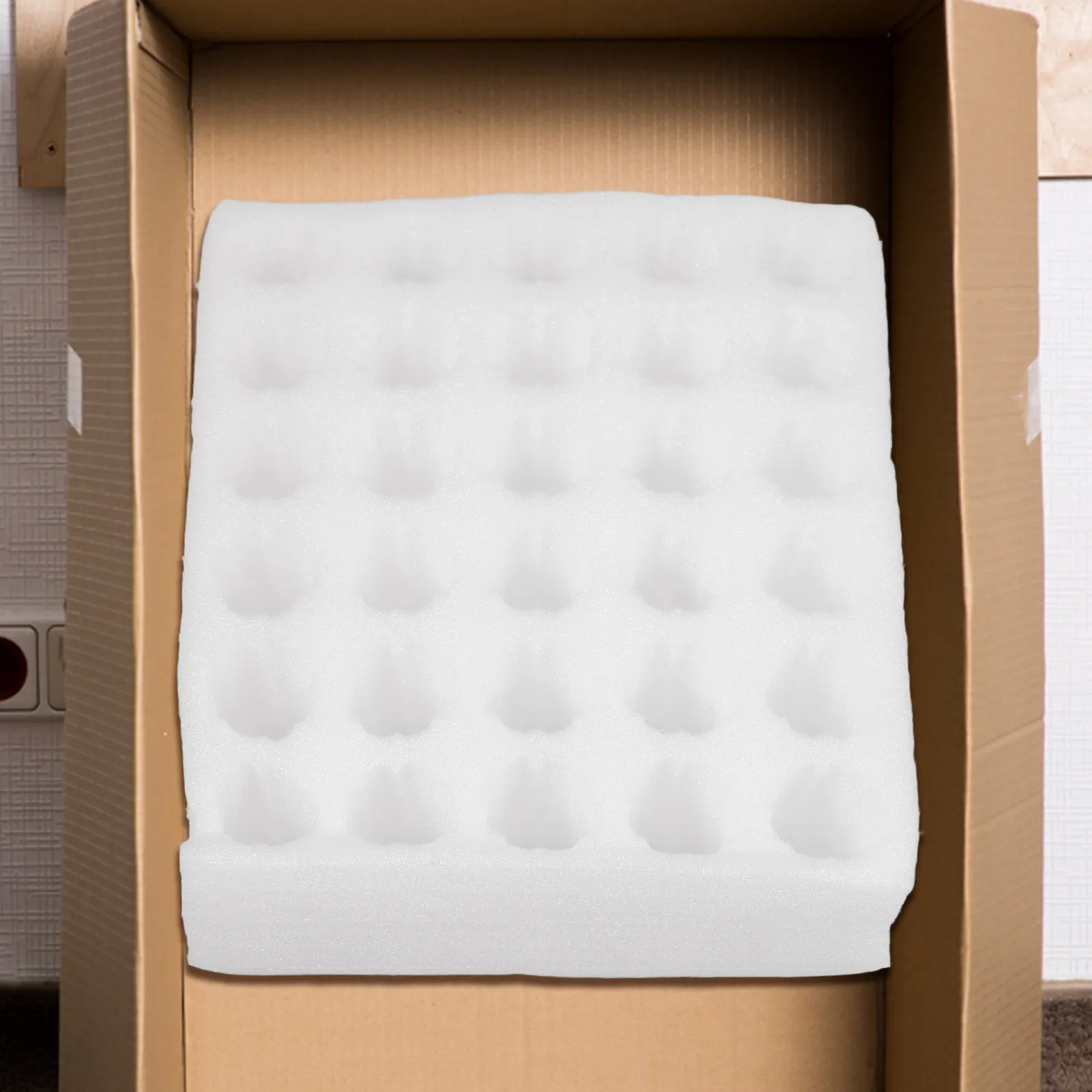30-Cell Egg Storage Holder Crate Pad Packaging Box Epe Shock Absorbing Bulk Egg Tray Organizer Transport Packaging Solution