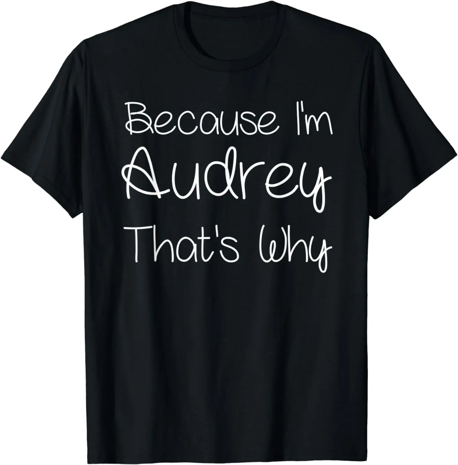 AUDREY Funny Personalized Birthday Women Name Gift Idea T-Shirt