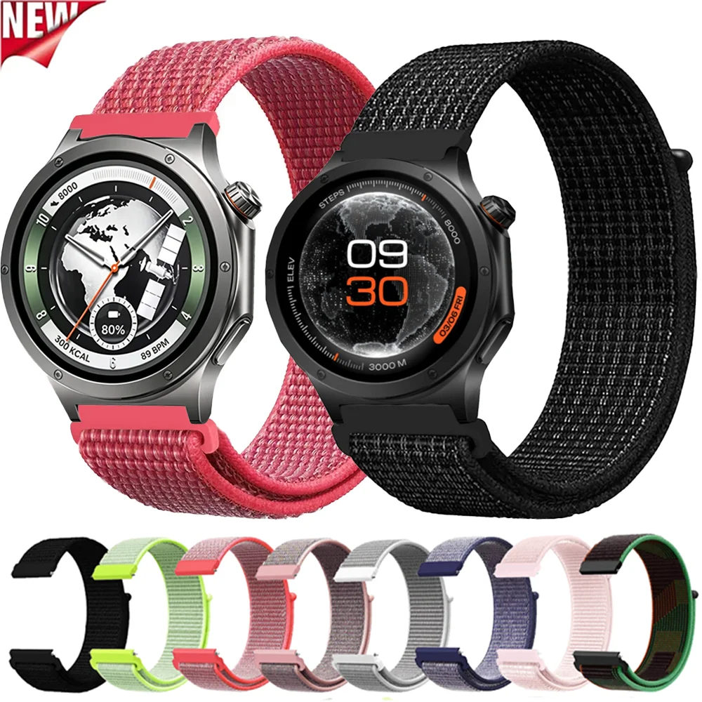 20mm 22mm Sports Nylon Loop Band for Oneplus Watch 4 3 2 2R Bracelet Wristband OPPO Watch S X3 X2 X Strap Amazfit Active 3 2 Max