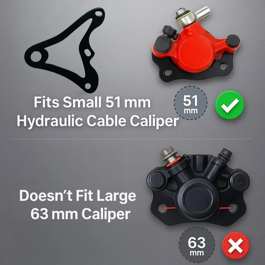 For Monster Mega Moto MMB80 GMB100,For RB100 RT100 Mini Bike Hydraulic Brake Caliper Mounting Bracket Kit