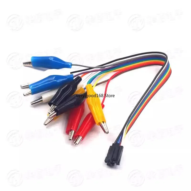 10pin Double-end Alligator Clips jump Wire Male Female Crocodile Clip Test Lead Jumper Wire Line Cable DIY Connection 20cm 30cm