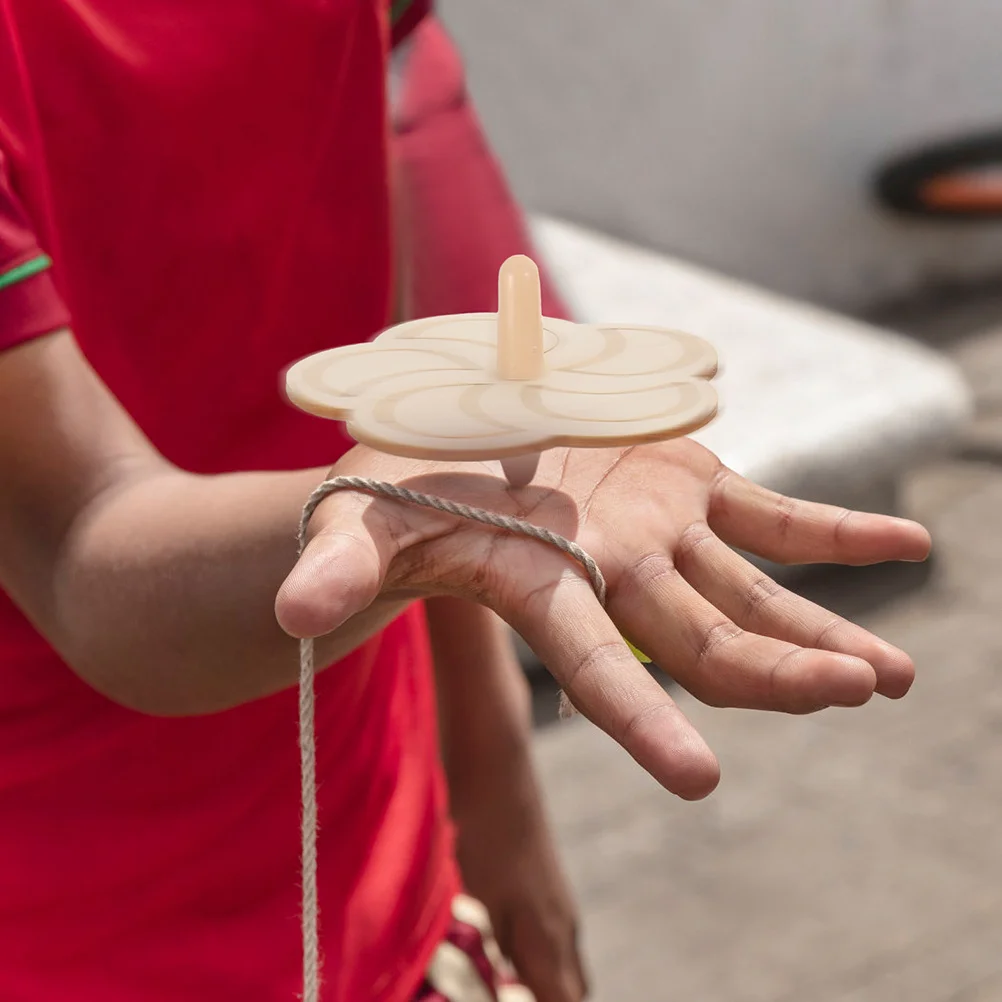 

18Pcs Wooden Spinning Tops DIY Unfinished Gyro for Kids Art Project Portable Handmade Craft Fun Rotating Game Educational