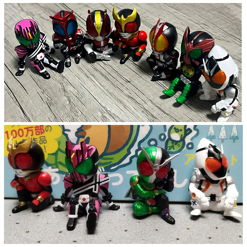 【มีสินค้าในสต็อก】 ของเล่น Bandai Twisted Egg Sitting Still Waiting Kamen Rider W Emperor Riding Empty My Fourze Ornament 2