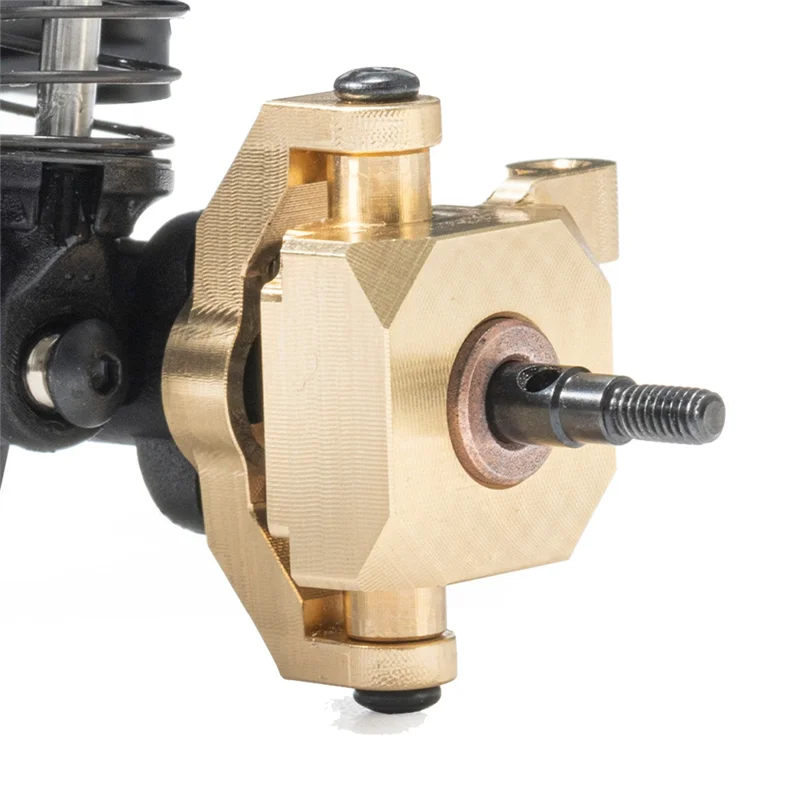 Y34A Messing-Lenkrollenblöcke C-Naben für 1/18 RC Crawler TRX4M Upgrade-Teile