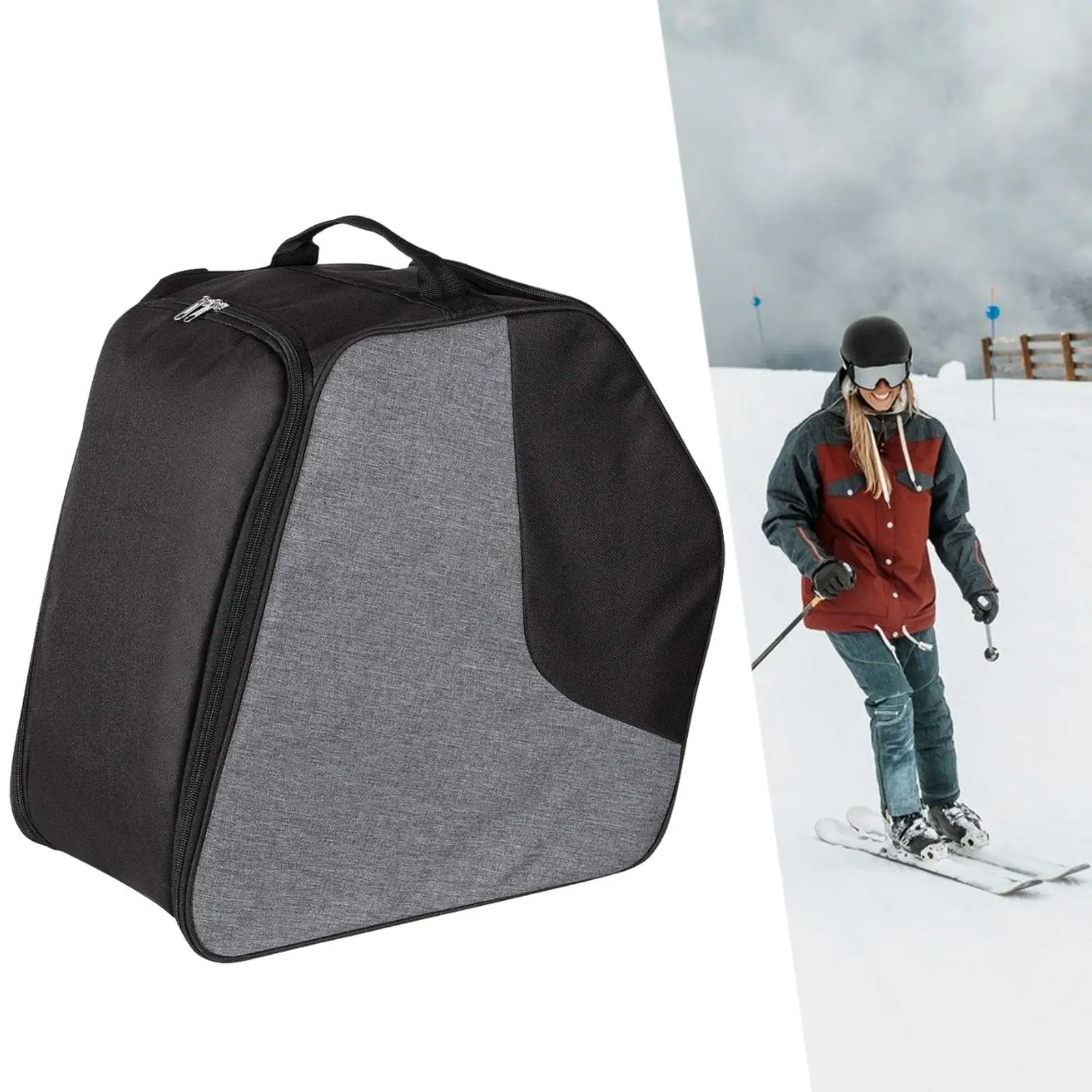 Ski Boot Bag Pack Men and Women Outdoor Backpack Snowboard Boots Bag for Skiing