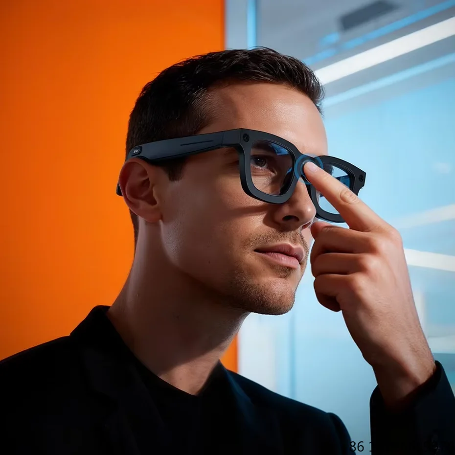 Touch Control Color Changing Smart Glasses Anti Shake 1080P Video Recording Multilingual Translation Eyewear